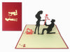 3D Pop Up Greeting Card - Love (P101) - Wisholize - Greeting Card