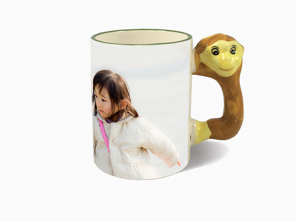 Animal Handle Mug - Monkey - Wisholize - Mug