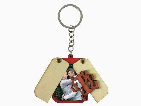 Wooden Folding Key Chain- I Love You - Wisholize - Key Chain