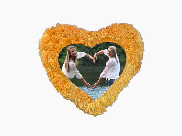 Fur Heart Cushion - Light Brown - Wisholize - Cushion