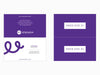 Horizontal Half Fold Business Card - Wisholize - Business Card