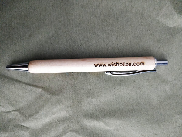 Personalised Engraved Wooden Pen (Set of 10) - Wisholize - Pen