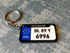 Mini Wooden Number Plate Keychain (M5) - Wisholize - Key Chain