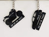 Bike Shape Number Plate Keychain - VS34 - Yamaha MT-15 - Wisholize - Key Chain