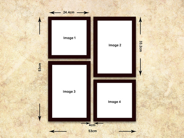 Multiple Photo Frame 4 Customized Frames Wisholize Frames