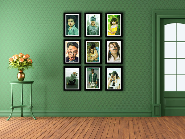 Multiple Photo Frame With Mosaic Frame At Center (Model 203) - Wisholize - Photo Frame