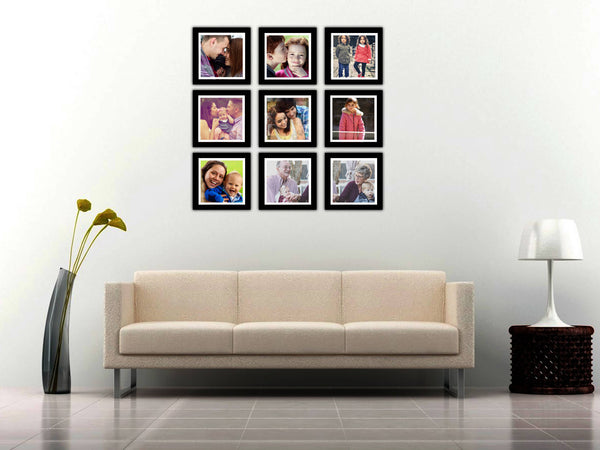 Multiple Photo Frame With Mosaic Frame At Center (Model 204) - Wisholize - Photo Frame
