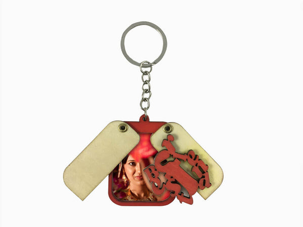 Wooden Folding Key Chain- Best Friend - Wisholize - Key Chain