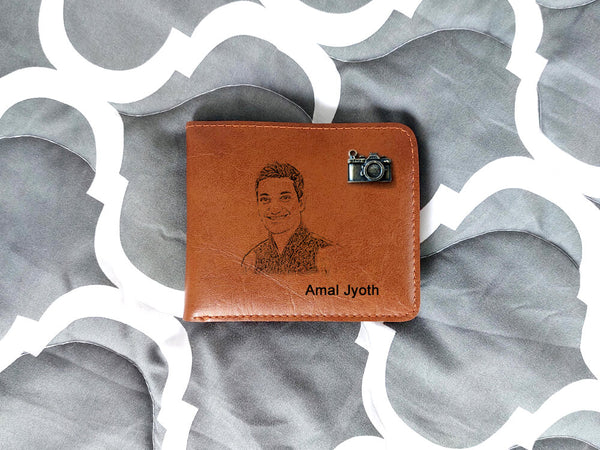 Personalised Men's Wallet - Dark Brown