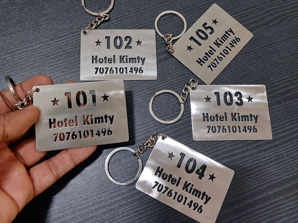 Metal Resort/ Hotel Keychain (RHM1)