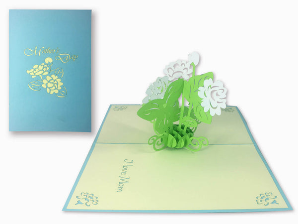 3D Pop Up Greeting Card - Mother's Day (P110) - Wisholize - Greeting Card