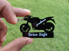 Bike Shape Number Plate Keychain - VS14 - Bajaj Pulsar - Wisholize - Key Chain