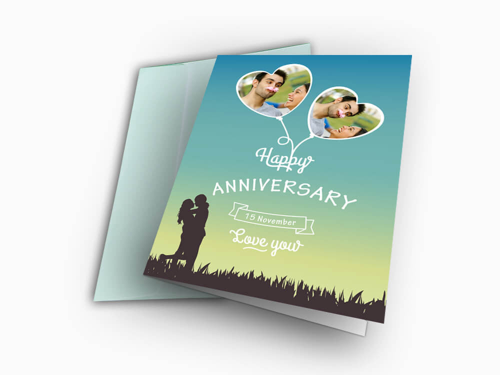 Anniversary Card (AGC106) - Wisholize - Greeting Card