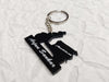 Bike Shape Number Plate Keychain - VS11 - Activa - Wisholize - Key Chain