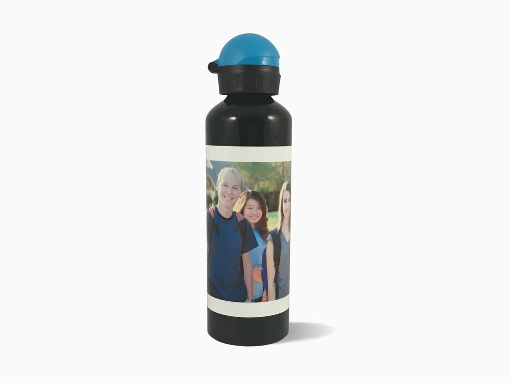 Aluminium Water Bottle - Black (750ml) - Wisholize - Water Bottle