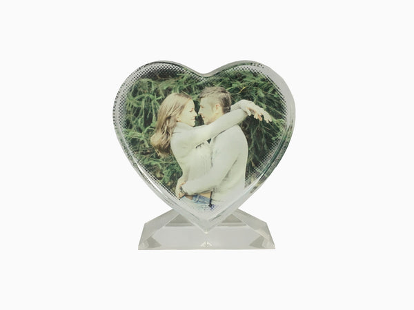 Crystal Photo Stand- Heart - Wisholize - Photo Frame