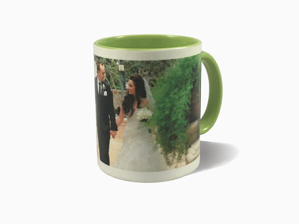 Inside Colour With Colour Handle Mug (325ml) - Wisholize - Mug