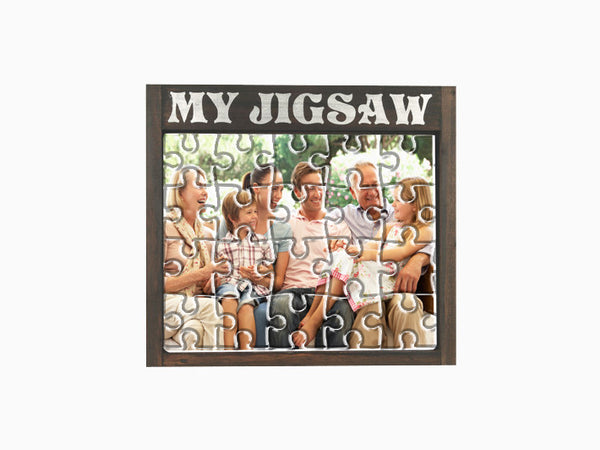 Jigsaw Puzzle with Wooden Table Frame - Wisholize - Puzzle