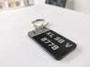Mini Engraved Number Plate Keychain - Wisholize - Key Chain