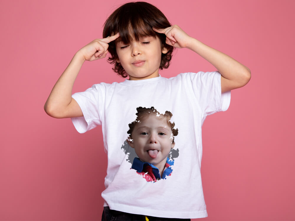 Personalised t shirts clearance front and back