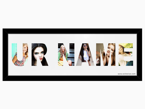 Name Frame - Your Name - Wisholize - Photo Frame
