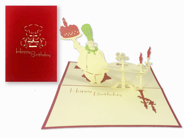 3D Pop Up Greeting Card - Birthday (P114) - Wisholize - Greeting Card