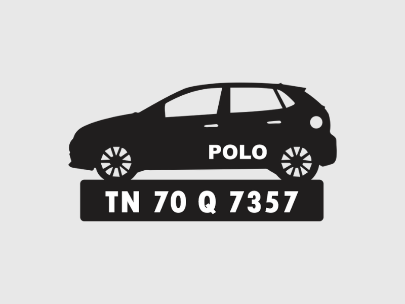 Sticker silhouette polo 9n3