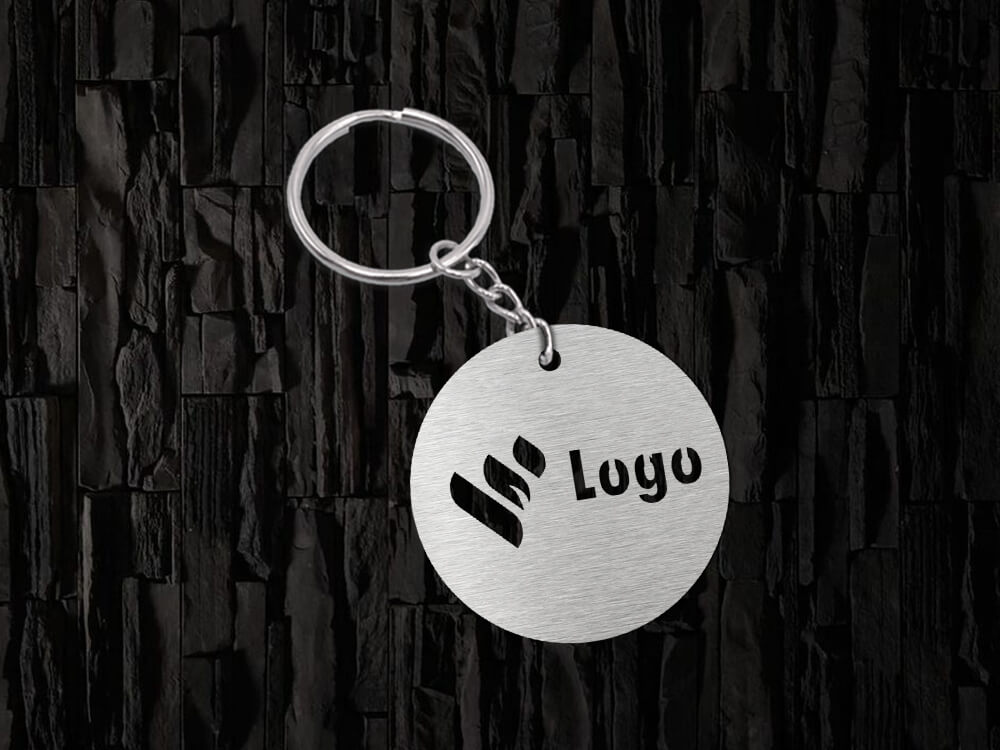 Metal Logo Key Chain - Round - Wisholize - Key Chain