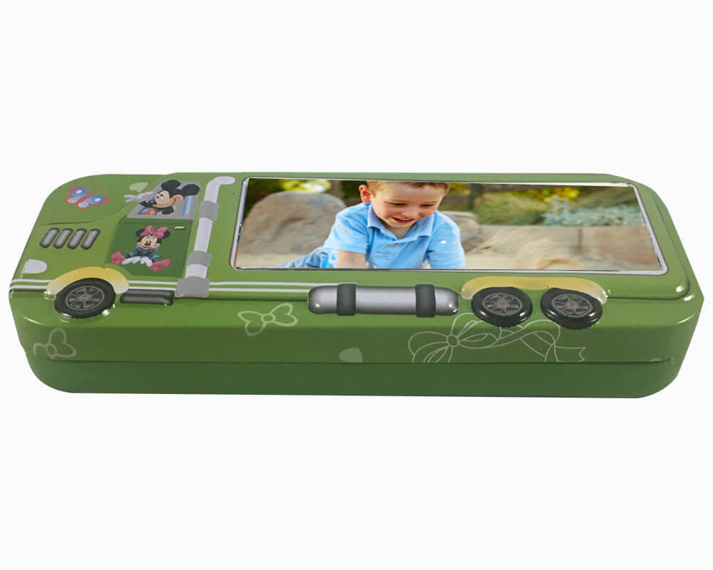 Metallic Pencil Box- Green (Model 103) - Wisholize - Pencil Box