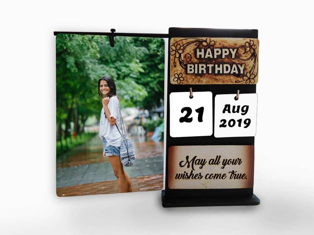 Wooden Table Frame- Birthday (TFW22) - Wisholize - Photo Frame