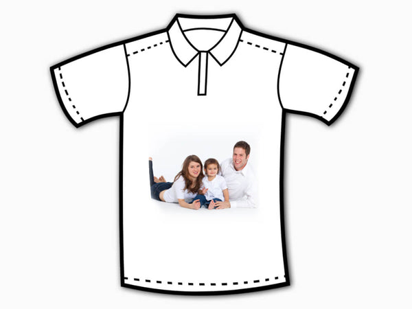 Personalised Collar T-Shirt (Front Printing) - Wisholize - t shirt