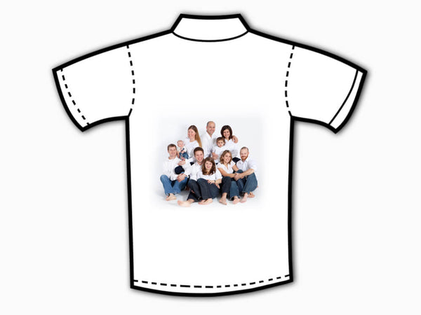 Personalised Collar T-Shirt (Back Printing) - Wisholize - t shirt