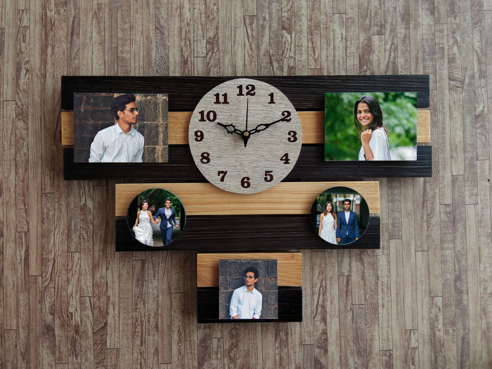 Customized Wooden Wall Clock Personalized Clocks Wisholize