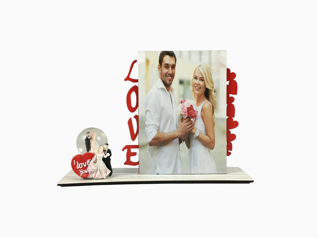 Wooden Table Frame- Love (TFW16) - Wisholize - Photo Frame