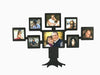 Wooden Wall Hanging Family Tree (8 Photos) - Wisholize - Photo Frame