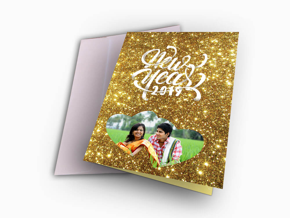 New Year Card (XNGC8) - Wisholize - Greeting Card